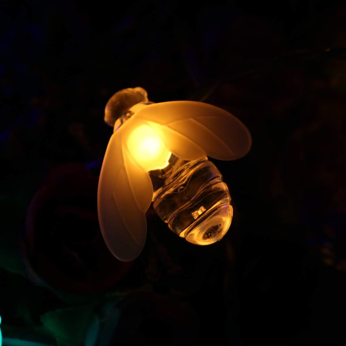 Christmas Lights Outdoor - Cute Bee Solar String Light 20
