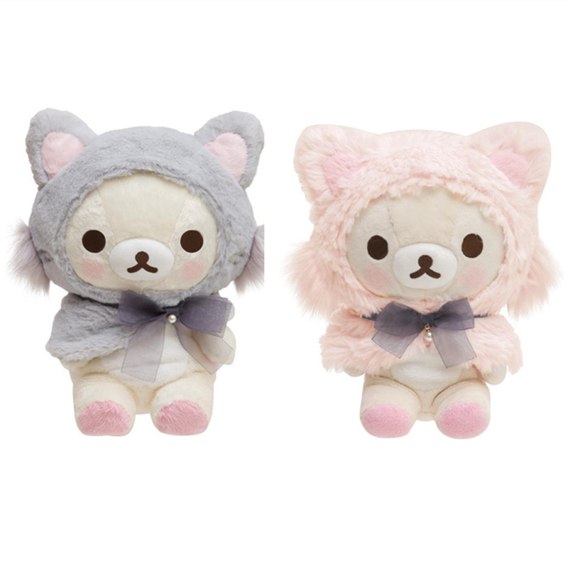 Santa Hat Plush - Rilakkuma Korilakkuma Gấu Đeo Mèo Xinh