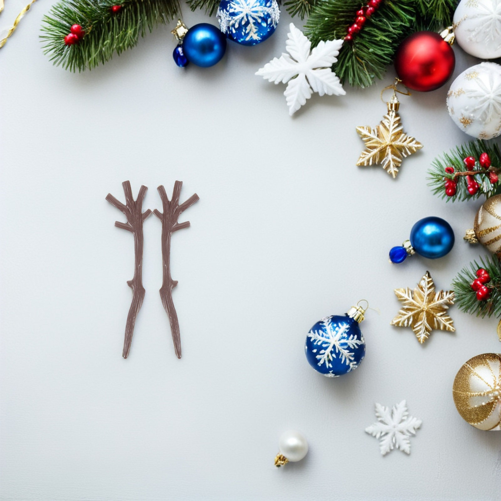 Christmas Tree Artificial - 200Pcs Christmas Artificial Antler Dried Tree