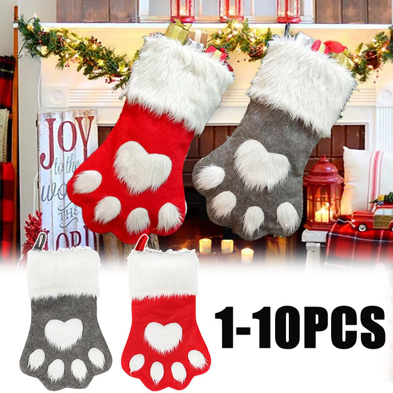 1/3/5/10PCS Cute Large Capacit - đánh giá và giá Christmas Stocking Hanging