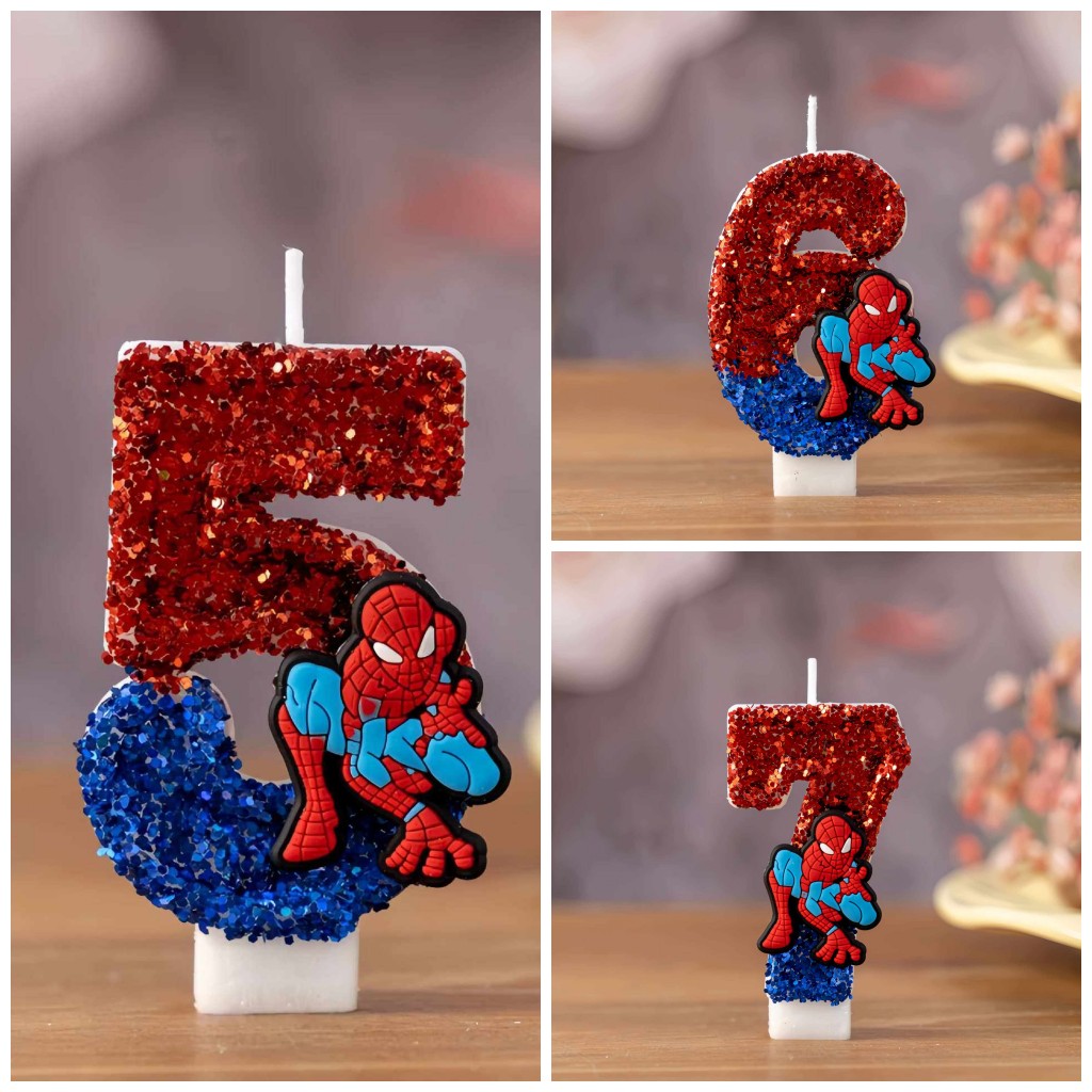 0-9 Superhero SpiderMan Fun Fi - đánh giá và giá Holiday Candle Set
