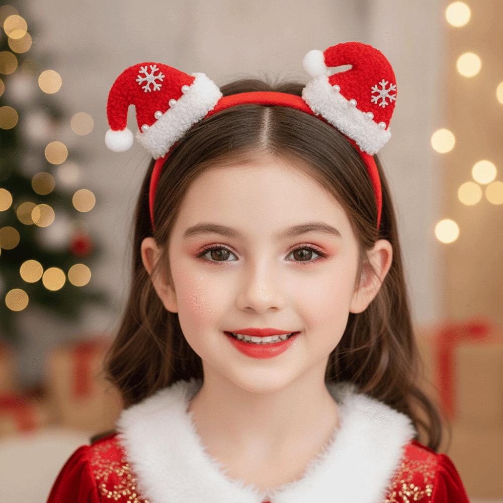 Shiny Sequin Christmas Headban - đánh giá và giá Santa Hat Plush