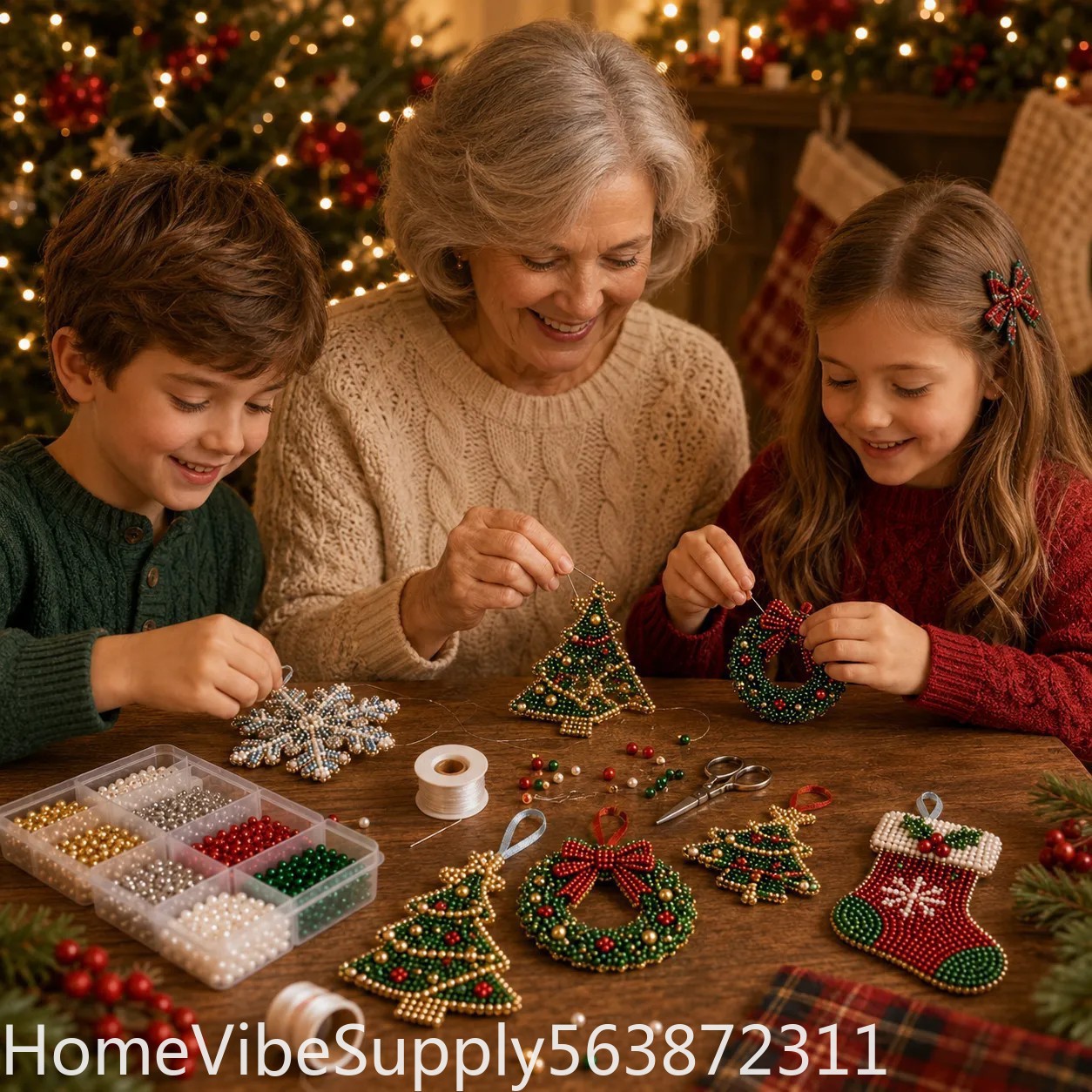 4 Pieces 3D Beaded Christmas T - đánh giá và giá Christmas Stocking Hanging