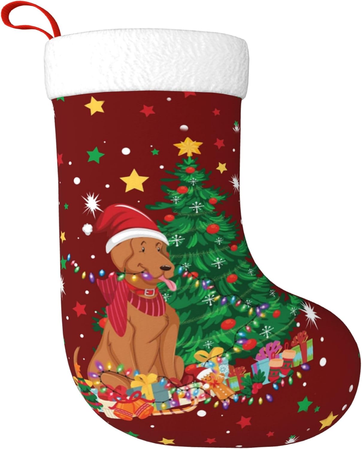 Christmas Dog Light Design 17. - đánh giá và giá Christmas Stocking Hanging