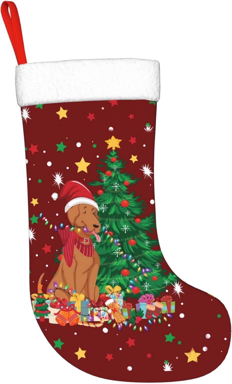 Christmas Dog Light Design 17. - đánh giá và giá Christmas Stocking Hanging