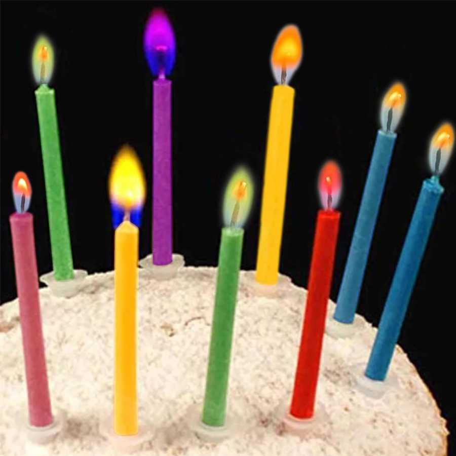 12/24 Pcs birthday cake candle - đánh giá và giá Holiday Candle Set