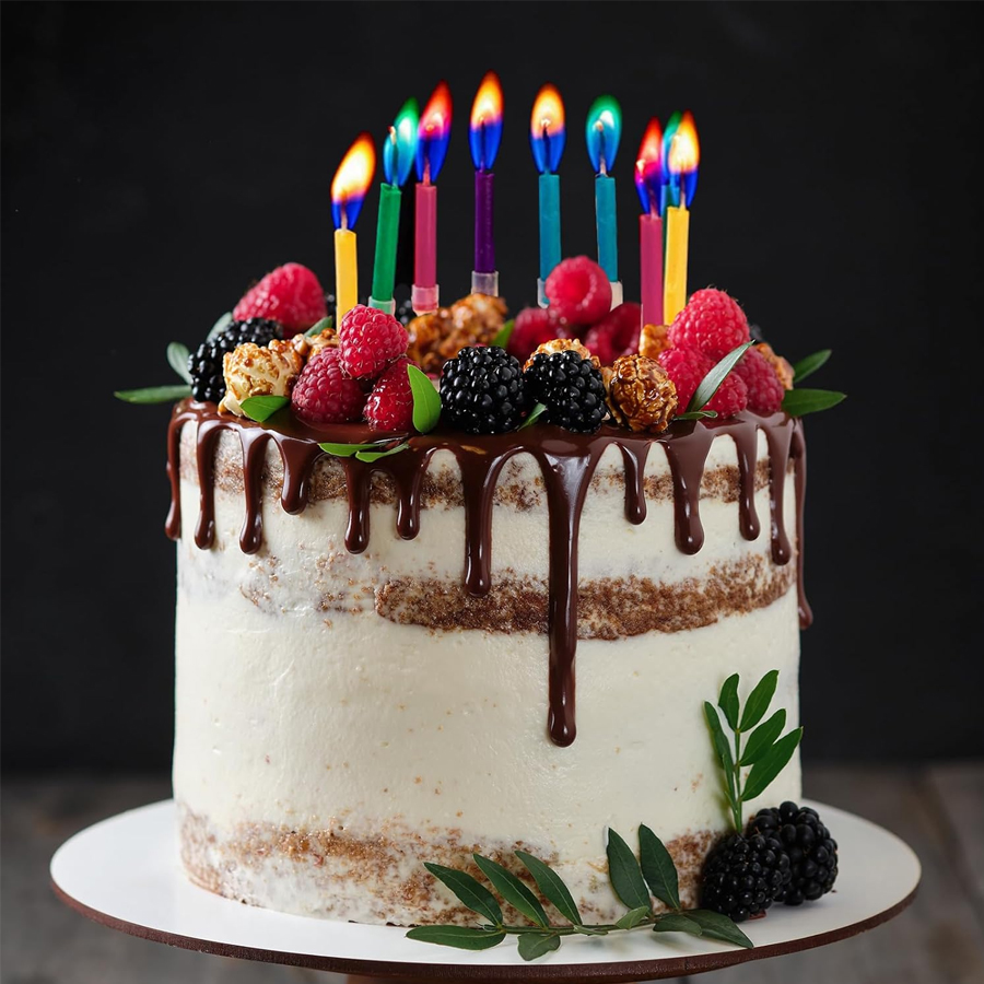 12/24 Pcs birthday cake candle - đánh giá và giá Holiday Candle Set