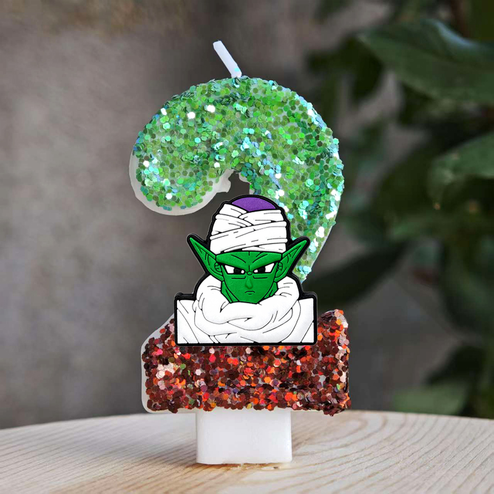 Dragon Ball Z Themed Number Ca - đánh giá và giá Holiday Candle Set